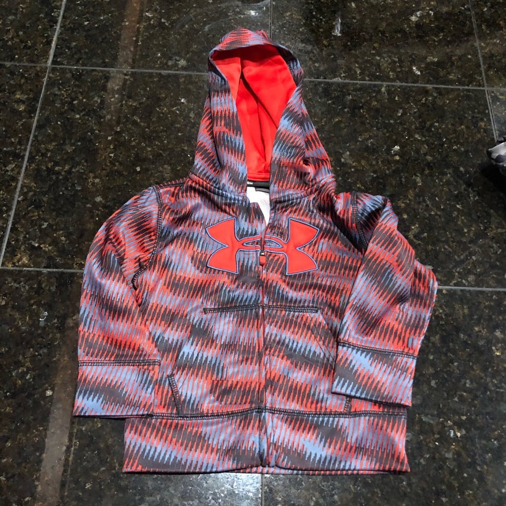 Under armour. 18 month front zip jacket.